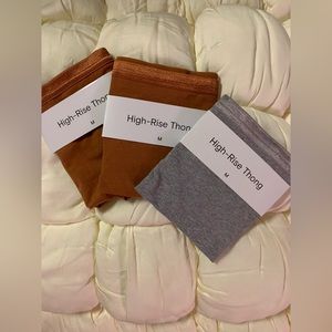 Knickey high rise thongs